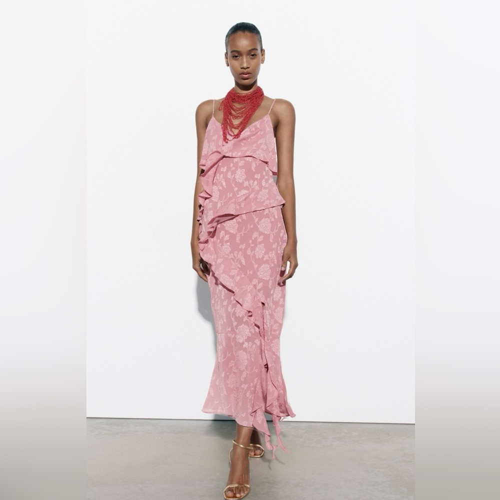 Zara Pink Maxi Dress